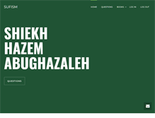 Tablet Screenshot of hazemabughazaleh.com
